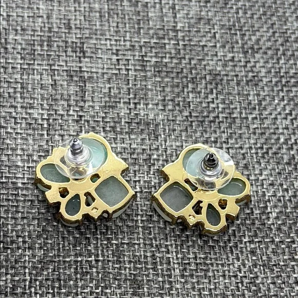 Kate Spade Green Gemstone Cluster Earrings - Picture 9 of 9